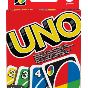 Mattel Games - UNO Original - Juego de Cartas Familiar - Clásico - Baraja Multicolor de 112 Cartas - De 2 a 10 Jugadores - para Niños y Adultos - Regalo para 7+ Años, W2087